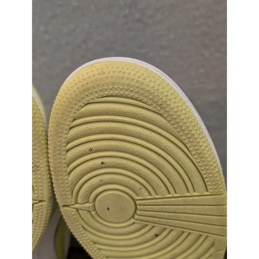 Nike Air Jordan 1 Low 6y Women's 8 Mens 7 Uk 6 SE White Limelight DH9619-103